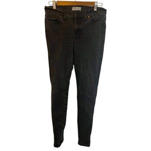 Madewell Jeans Women's Size 30 Skinny Skinny Denim Black